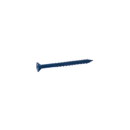Grip-Rite Concrete Screw, 1/4" Dia., Flat Head 100 PK FC42141C